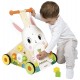 Chariot trotteur lapin multi-activites en bois - janod-lilojouets-questembert-muzillac-morbihan