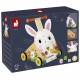 Chariot trotteur lapin multi-activites en bois - janod-lilojouets-questembert-muzillac-morbihan