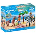 71470 AMELIA ET BEN AVEC CHEVAUX - STARTER PACK PLAYMOBIL HORSES OF WATERFALL