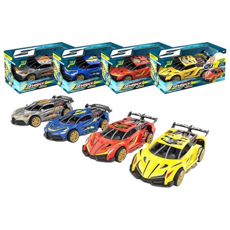 VEHICULE A FRICTION 18CM SONS ET LUMIERES ASST SPARKS SERIES - EXOST-LiloJouets-Questembert-Muzillac-Morbihan