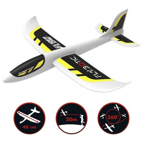 PLANEUR 48CM - GLIDER FLOW - FLYBOTIC-LiloJouets-Questembert-Muzillac-Morbihan