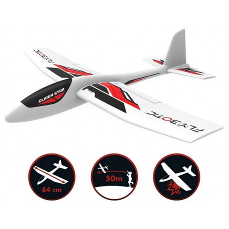 PLANEUR XXL 84CM - GLIDER STAR - FLYBOTIC-LiloJouets-Questembert-Muzillac-Morbihan