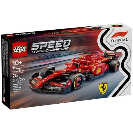 77242 VOITURE F1 FERRARI SF-24 - LEGO SPEED CHAMPIONS FORMULA 1-LiloJouets-Questembert-Muzillac-Morbihan