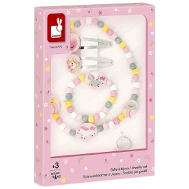 PACK BIJOUX - LENA LA LICORNE - BAGE BARRETTES COLLIER ET BRACELETS - JANOD-LiloJouets-Questembert-Muzillac-Morbihan