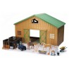 MAXI COFFRET VALLEY RANCH AVEC GRANGE QUAD PERSONNAGES ANIMAUX ET ACCESSOIRES-LiloJouets-Questembert-Muzillac-Morbihan