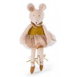 PELUCHE SOURIS MUSICALE 34CM - La Petite Ecole de Danse - MOULIN ROTY-LiloJouets-Questembert-Muzillac-Morbihan