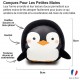 Pack 4 balles doudous hochet - animaux de l'océan - dooballs-lilojouets-questembert-muzillac-morbihan