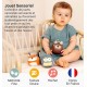 Pack 4 balles doudous hochet - animaux de la foret - dooballs-lilojouets-questembert-muzillac-morbihan