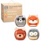 Pack 4 balles doudous hochet - animaux de la foret - dooballs-lilojouets-questembert-muzillac-morbihan