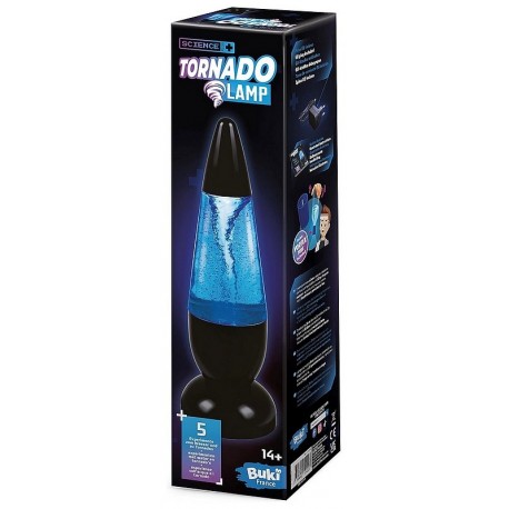 LAMPE TORNADE 24CM - Tourbillon avec Led 4 Couleurs - SCIENCE PLUS BUKI-LiloJouets-Questembert-Muzillac-Morbihan