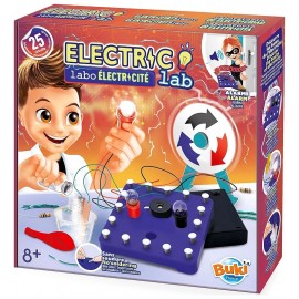 COFFRET LABO ELECTRICITE - 25 Circuits sans soudure - BUKI-LiloJouets-Questembert-Muzillac-Morbihan