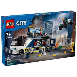 60418 LABORATOIRE DE LA POLICE SCIENTIFIQUE MOBILE - LEGO CITY-LiloJouets-Questembert-Muzillac-Morbihan