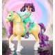 Pack figurine ava et licorne leaf a coiffer - l'ecole des licornes-lilojouets-questembert-muzillac-morbihan