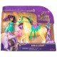Pack figurine ava et licorne leaf a coiffer - l'ecole des licornes-lilojouets-questembert-muzillac-morbihan
