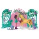 Pack figurine ava et licorne leaf a coiffer et accessoires - l'ecole des licorne-lilojouets-questembert-muzillac-morbihan