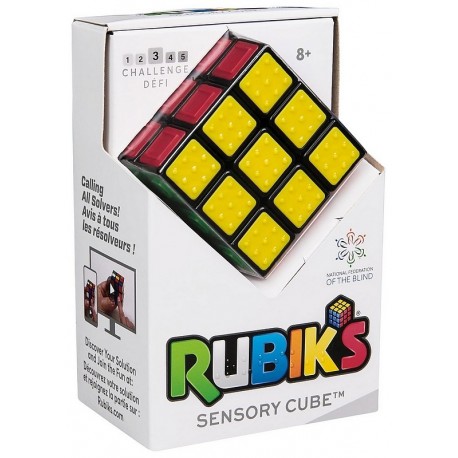RUBIK'S CUBE SENSORIEL 3X3 - CASSE-TETE ROTATIF-LiloJouets-Questembert-Muzillac-Morbihan