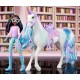 Pack figurine layla et licorne glacier a coiffer - l'ecole des licornes-lilojouets-questembert-muzillac-morbihan