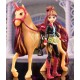 Pack figurine valentina et licorne silver a coiffer - l'ecole des licornes-lilojouets-questembert-muzillac-morbihan