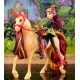 Pack figurine valentina et licorne silver a coiffer - l'ecole des licornes-lilojouets-questembert-muzillac-morbihan