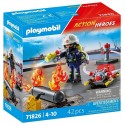 71826 POMPIER ET POMPE A EAU - PLAYMOBIL ACTION HEROES