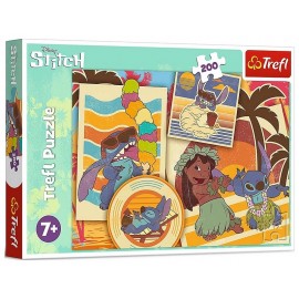 PUZZLE LILO ET STITCH DISNEY 200 PIECES 48X34CM - TREFL-LiloJouets-Questembert-Muzillac-Morbihan
