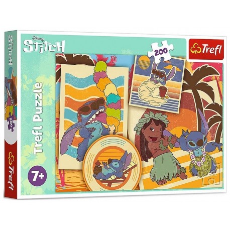 PUZZLE LILO ET STITCH DISNEY 200 PIECES 48X34CM - TREFL-LiloJouets-Questembert-Muzillac-Morbihan