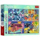 Puzzles stitch 4x250 pieces 34x24cm - trefl-lilojouets-questembert-muzillac-morbihan