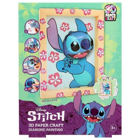 3D PAPER CRAFT STITCH A DIAMANTER 26X35CM-LiloJouets-Questembert-Muzillac-Morbihan