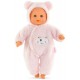 Bebe calin ourson d'amour rose 30cm avec biberon-lilojouets-questembert-muzillac-morbihan