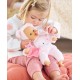 Bebe calin ourson d'amour rose 30cm avec biberon-lilojouets-questembert-muzillac-morbihan