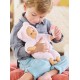 Bebe calin ourson d'amour rose 30cm avec biberon-lilojouets-questembert-muzillac-morbihan