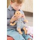 Bebe calin ourson d'amour rose 30cm avec biberon-lilojouets-questembert-muzillac-morbihan