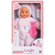 Bebe calin ourson d'amour rose 30cm avec biberon-lilojouets-questembert-muzillac-morbihan