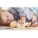 Poupon 20cm mini calin lapins yeux bleux-lilojouets-questembert-muzillac-morbihan
