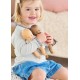 Poupon 20cm mini calin lapins yeux marrons - corolle-lilojouets-questembert-muzillac-morbihan