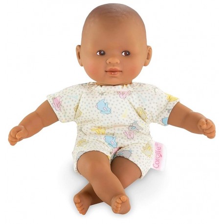 POUPON 20CM MINI CALIN LAPINS YEUX MARRONS - COROLLE-LiloJouets-Questembert-Muzillac-Morbihan