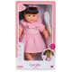Poupee julie 36cm brune avec robe et brosse a cheveux - corolle-lilojouets-questembert-muzillac-morbihan