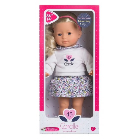 POUPEE CLEMENCE 36CM BLONDE EDITION 45EME ANNIVERSAIRE COROLLE-LiloJouets-Questembert-Muzillac-Morbihan