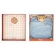 Doudou carre ours bleu 20cm - avec boite kaloo intemporel-lilojouets-questembert-muzillac-morbihan