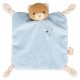 Doudou carre ours bleu 20cm - avec boite kaloo intemporel-lilojouets-questembert-muzillac-morbihan