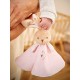 Doudou rond lapin rose 24cm - avec boite kaloo intemporel-lilojouets-questembert-muzillac-morbihan