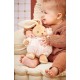 Peluche patapouf lapin rose 17cm - avec boite kaloo intemporel-lilojouets-questembert-muzillac-morbihan