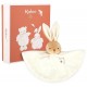 Doudou rond lapin creme 24cm - avec boite kaloo intemporel-lilojouets-questembert-muzillac-morbihan