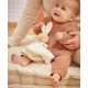 Doudou rond lapin creme 24cm - avec boite kaloo intemporel-lilojouets-questembert-muzillac-morbihan