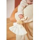 Doudou rond lapin creme 24cm - avec boite kaloo intemporel-lilojouets-questembert-muzillac-morbihan