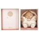 Peluche musicale patapouf lapin creme 17cm - avec boite kaloo intemporel-lilojouets-questembert-muzillac-morbihan