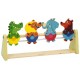 Jeu stand de tir en bois touche renverse - avec tire-balles - janod-lilojouets-questembert-muzillac-morbihan