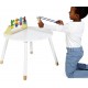 Jeu stand de tir en bois touche renverse - avec tire-balles - janod-lilojouets-questembert-muzillac-morbihan