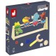 Jeu stand de tir en bois touche renverse - avec tire-balles - janod-lilojouets-questembert-muzillac-morbihan