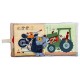 Livre d'activites tissu garage jules le chien - lilliputiens-lilojouets-questembert-muzillac-morbihan